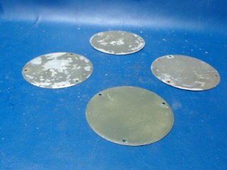 S225-1 Cessna - QTY (7) Plate - Inspection (3 Hole 5 Inch Dia) USE WITH 4.00 IN. OPENING